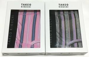 TAKEO KIKUCHI　ボクサーブリーフ　2枚セット　LL　タケオキクチ　定価各3.630円