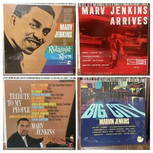 送料込みJAZZピアノ隠れ名盤MARV JENKINS 4タイトル reprise AT THE RUBAIYAT ROOM/ reprise A TRIBUTE TO MY PEOPLE/PALOMAR BIG CITY 他