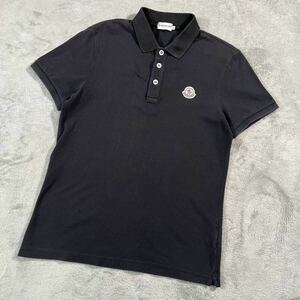 1円〜　MONCLER モンクレール マグリア　半袖ポロシャツ ブラック Sサイズ　7436