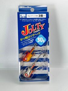 ブルーブルー ジョルティ 30g ジグヘッド 未開封 ミックスA クローム アカキン オレンジベリー JOLTY 30 応募券付