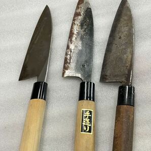 1円スタート料理包丁 3点まとめて包丁 和包丁 の画像5