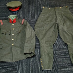 昭五式将校軍衣袴 上下完全揃 美品 日本陸軍服軍刀軍服 旧日本陸軍 旧日本軍 陸軍 上下セット 大日本帝国 軍袴 の画像1