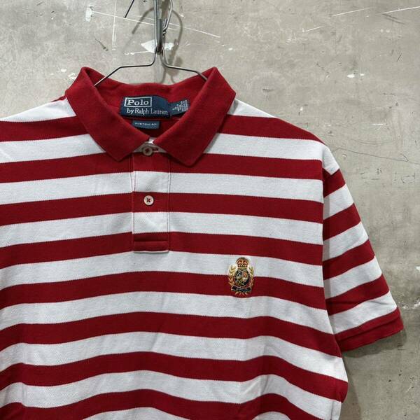 古着ポロラルフローレン ボーダーポロシャツ RALPH LAUREN