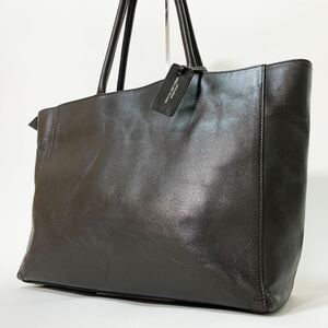 1円/極美品● ユナイテッドアローズ グリーンレーベルリラクシング UNITED ARROWS トートバッグ ビジネスバッグ 肩掛け A4 ブラウン レザー