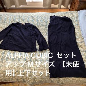 ALPHA CUBIC セットアップ Mサイズ　【未使用】 上下セット　アルファキュービック