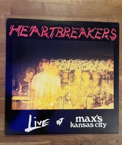 HEARTBREAKERS Live at max’s Kansas City USオリジナル盤　MASTERDISK刻印 Johnny thunders and the heartbreakers