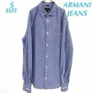 ARMANI JEANS アルマーニジーンズ チェック柄 長袖シャツ B2347