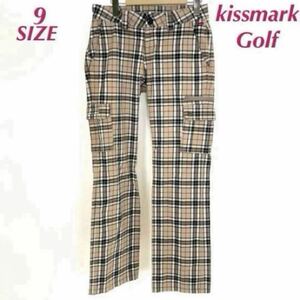 kissmark Golf キスマークゴルフ チェック柄 パンツ B2502