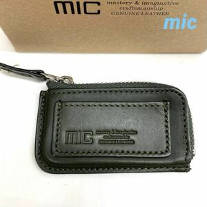 mic ミック 美品 箱付 ペコスショルダー ファスナー 小銭入れ B9051