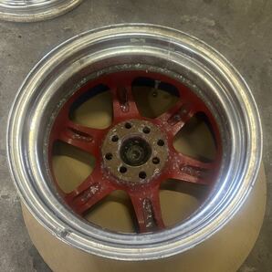 RACING SPARCO CRIMSON 15×7J+38 4本！ PCD100 114.3 スパルコの画像8