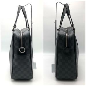 【鑑定済】LOUIS VUITTON ルイヴィトン ダミエグラフィット ヨーン ハンドバッグ ボストンバッグ ビジネスバッグ A4 N48118の画像2