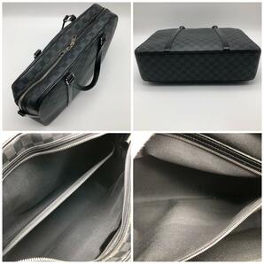 【鑑定済】LOUIS VUITTON ルイヴィトン ダミエグラフィット ヨーン ハンドバッグ ボストンバッグ ビジネスバッグ A4 N48118の画像3