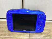 【used品】Nikon デジタルカメラ COOLPIX W100 防水 W100BL クールピクス ブルー_画像8