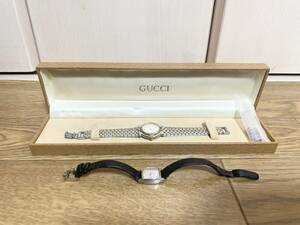 【現状品】OMEGA DE VILE　オメガ　デビル　GUCCI　グッチ　9000L　レディース　クオーツ　腕時計　不動品