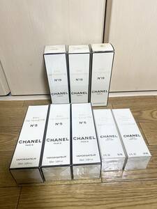 【未使用品】CHANEL No.5 100ml×3、CHANEL No.19 100ml×3、CHANEL 59ML クリスタルオードトワレ×2