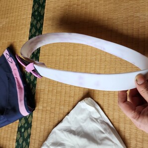 アークナイツ マンティコア Mサイズ同等 一円スタートコスプレ衣裳 (白ベルトに紫模様の色うつりがあります) ロングジャケットの画像5