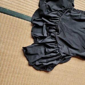 FGO アルトリアオルタ 水着 Sサイズ同等 一円スタートコスプレ衣裳 黒い水着は柔らかくて伸縮性があります 茶髪ロングウィッグの画像5