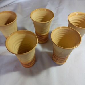 珍しい　萩焼　フリーカップ　窯元幸月　ガラス　綺麗 茶器 和食器　グラス
