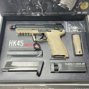 1円〜 美品 TOKYO MARUI 東京マルイ HK45 TACTICAL タクティカル ガスブローバック エアーソフトガン ガスガンの画像3