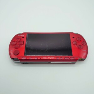 psp3000 ラディアントレッド 本体　SONY レトロゲーム　ジャンク