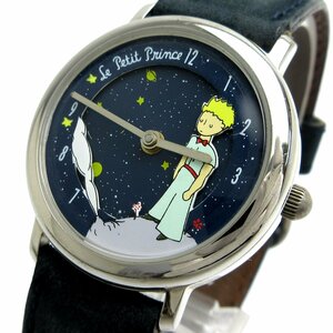  star. ....monto less MONTRES unisex navy clock 2000ps.@ limitation Le Petit Prince quartz men's lady's woman rare 