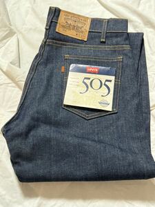 【USA製 Levi's505 デッドストック】送料無料 90s 希少Made in USA! NOS ビンテージ 価格高騰中 リジット