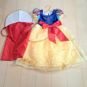 白雪姫ドレス110サイズ　マント付き　ディズニー　ハロウィン