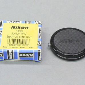【09】NIKON 43mm スプリングキャップ SNAP-ON LENS CAPの画像1