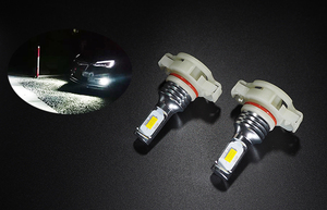 Vehicle inspection対応 ホワイト 白Color PSX24W LED Foglamp Jeep ラングラー JK 2個set 6500K