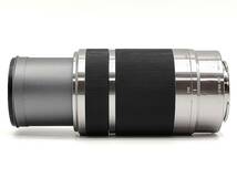 【C 難有品】SONY E 55-200mm F4.5-6.3 OSS SEL55210S シルバー ソニー ズームレンズ_画像6