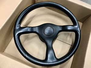 日産 純正 BNR32 GT-R スカイライン ステアリング ハンドル 革巻き レザー 革 Skyline steering wheel leather NISSAN genuine