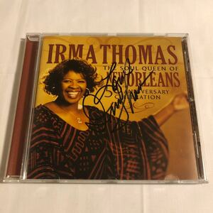 【サイン入り】 irma thomas/the soul queen of new orleans 50 anniversary celebration アーマ・トーマス