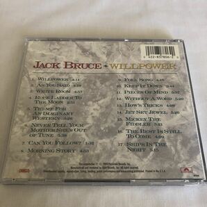 【サイン入り】jack bruce/willpower ジャック・ブルース クリーム creamの画像3