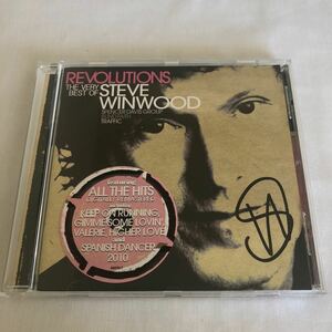 【サイン入り】steve winwood/revolutions very best of〜スティーヴ・ウィンウッド