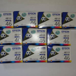 【10個セット】EPSON エプソン 純正 インクカートリッジ サッカーボール IC4CL46 4色パック 期限切れ【未開封・新品】【送料無料】の画像1