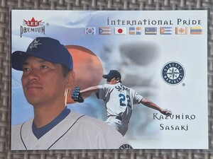 2002 Fleer Premium #7 Of 15 IP KAZUHIRO SASAKI International Pride Seattle Mariners Yokohama Taiyo Whales