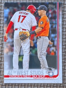 2019 Topps Series 1 #266 SHOHEI OHTANI/ALEX BREGMAN AL West Studs Los Angeles Angels Houston Astros