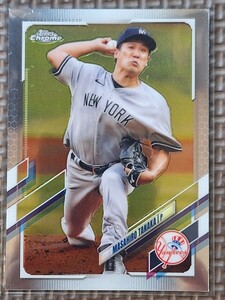 2021 Topps Chrome #131 MASAHIRO TANAKA New York Yankees Tohoku Rakuten Golden Eagles