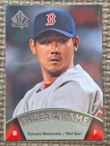 2009 Upper Deck SP Authentic #180 DAISUKE MATSUZAKA Faces Of The Game Boston Red Sox Seibu Lions