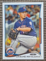 2014 Topps Update #US-244 DAISUKE MATSUZAKA New York Mets Boston Red Sox Seibu Lions_画像1