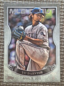 2016 Topps #MLBD-9 YU DARVISH MLB Debut Texas Rangers Hokkaido Nippon Ham Fighters