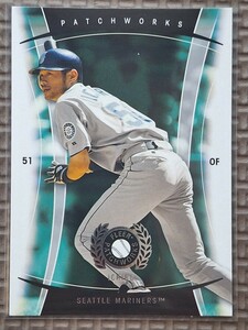 2005 Fleer Patchworks #40 ICHIRO SUZUKI Seattle Mariners Orix Blue Wave