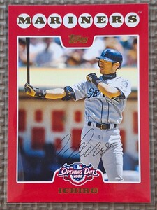 2008 Topps Opening Day #139 ICHIRO SUZUKI Seattle Mariners Orix Blue Wave