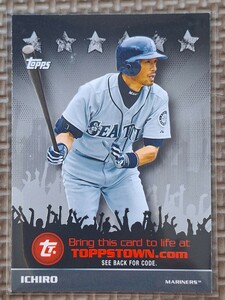 2009 Topps Town #TTT16 ICHIRO SUZUKI Seattle Mariners Orix Blue Wave