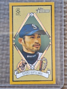 2008 Topps Heritage #HTCP11 ICHIRO SUZUKI Mini Seattle Mariners Orix Blue Wave