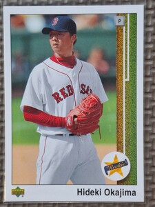 2007 Upper Deck Series 2 #89-HO HIDEKI OKAJIMA RC 1989 Boston Red Sox Yomiuri Giants Hokkaido Nippon Ham Fighters