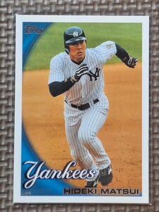 2010 Topps #185 HIDEKI MATSUI New York Yankees Yomiuri Giants