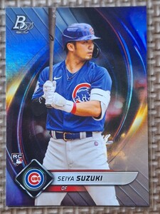 2022 Bowman Platinum #75 SEIYA SUZUKI RC Chicago Cubs Hiroshima Toyo Carp