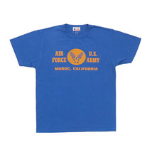 BUZZ RICKSON'S 半袖 Ｔシャツ　“U.S.A.A.F.MUROC，CA” BR79044 BLUE XLサイズ_画像5