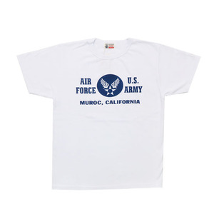 BUZZ RICKSON'S 半袖 Ｔシャツ　“U.S.A.A.F.MUROC，CA” BR79044 ホワイト　Lサイズ　